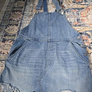 Free People Blue Denim Mini Dress